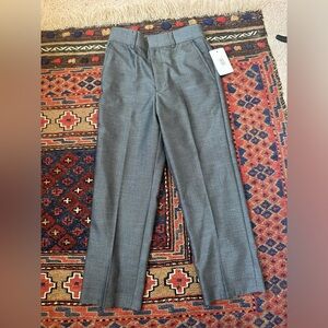 Ike Behar Gray Formal Dress Pants